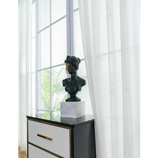 Élégants Flamants Ivoire Jacquard Voilage Rideau 3