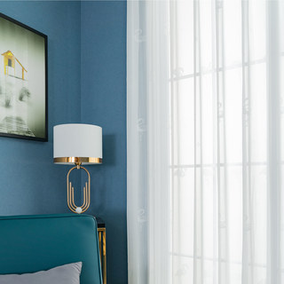 Élégants Flamants Ivoire Jacquard Voilage Rideau 6