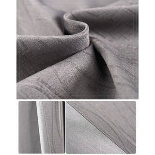 Metallic Silky Rippled Wave Charcoal Grey Blackout Curtain
Metallic Silky Ondulé Gris Anthracite Rideau Occultant 7