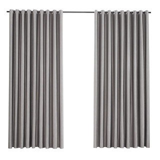 Metallic Silky Rippled Wave Charcoal Grey Blackout Curtain
Metallic Silky Ondulé Gris Anthracite Rideau Occultant 10