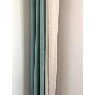 Deux tonalités Rideaux noirs et beiges 5