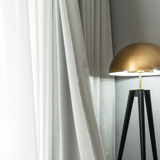 Herringbone Beige Rideau 100% Blackout 6