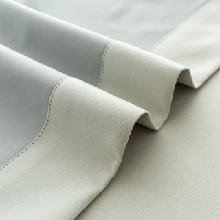 Herringbone Beige Rideau 100% Blackout 13
