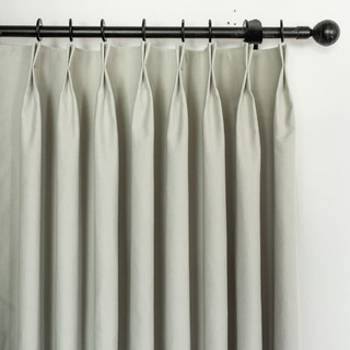 Herringbone Beige Rideau 100% Blackout 9
