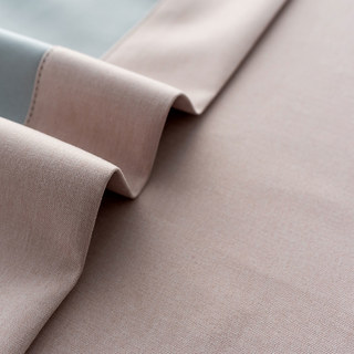 Herringbone Blush Pink Rideau 100% Blackout 15