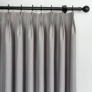 Herringbone Gris Lilas Clair Rideau 100% Blackout 7