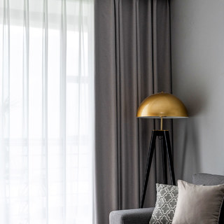 Herringbone Gris Lilas Clair Rideau 100% Blackout 8