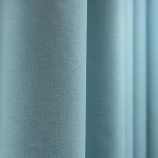 Herringbone Pastel Bleu Rideau Occultant 100% 12