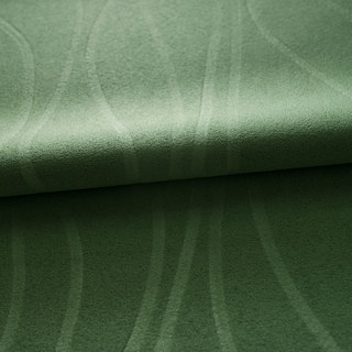 Rideaux occultants vert olive super épais à vagues ondulées 16