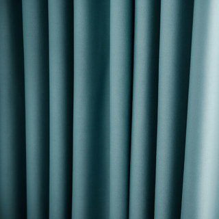 Rideau occultant turquoise vert super épais 5