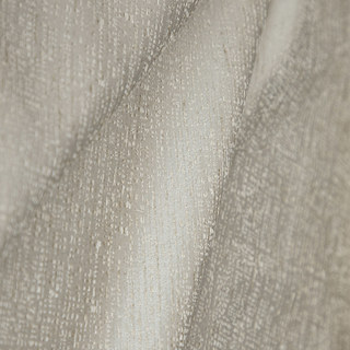 Métallique Fantaisie Délicat Texturé Rayé Étincelant Chatoyant Rideau Argent Champagne