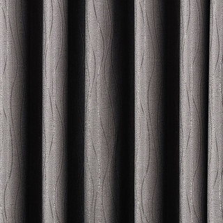 Metallic Silky Rippled Wave Charcoal Grey Blackout Curtain
Metallic Silky Ondulé Gris Anthracite Rideau Occultant 3