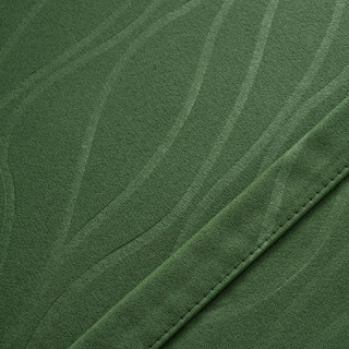 Rideaux occultants vert olive super épais à vagues ondulées 5