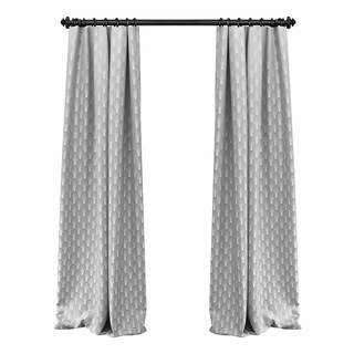 La Roaring Twenties Luxe Art Déco Rideau à Motif Coquillage Gris Morandi & Argent 2