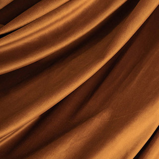 Fines rideaux en velours terracotta caramel orange brûlé 4