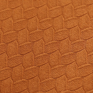 Rideaux occultants en velours terracotta caramel tissé scandinave