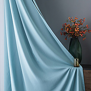 Sundance Texturé Rayé Bleu Marine Voilage Semi-Transparent 3