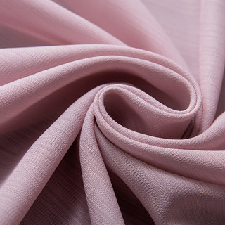 Sundance Texturé Rayé Rose Rideau Semi-Transparent