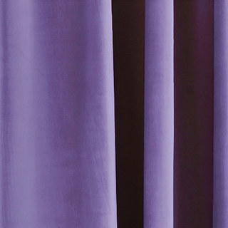 Fines rideaux en velours lavande violet 3