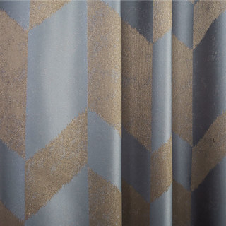 Great Gatsby Luxury Art Deco Greyish Blue Chevron Curtain
Great Gatsby Luxe Art Déco Rideau Chevron Gris-Bleu 5