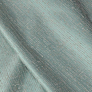 Métallique Fantaisie Délicatement Texturé Rayé Étincelant Chatoyant Gris Vert Rideau 7