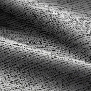 Métallique Fantaisie Délicat Texturé Rayé Étincelant Argent Gris Rideau 6