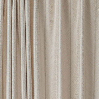 Nouveau Look Luxe Art Déco Chevron Beige Crème & Rose Or Éclatant Rideau 11