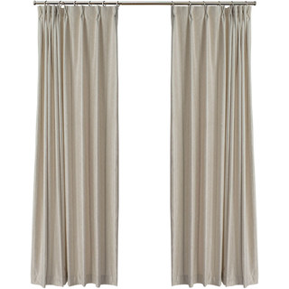 Nouveau Look Luxe Art Déco Chevron Beige Crème & Rose Or Éclatant Rideau 12