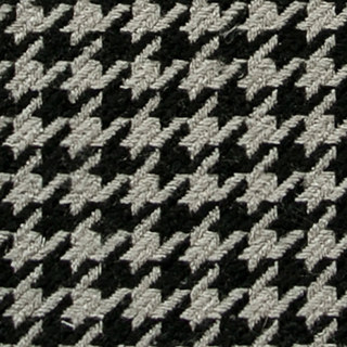 Houndstooth Motif Noir et Blanc Rideau Occultant