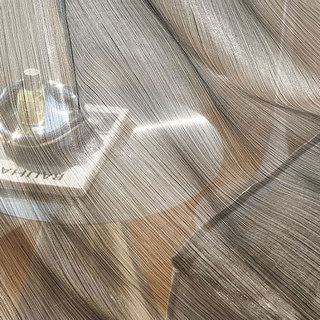Paris Cascade Shimmering Striped Black Charcoal Sheer Voile Curtain
Paris Cascade Rayé Chatoyant Noir Anthracite Voile Transparent Rideau