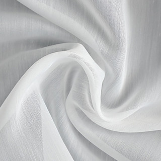 Scandinavian Blanc Rideau Voile de Coton Doux 5