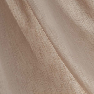 Tuscan Sun Mocha Brun Clair Texturé Rayé Lourd Semi-Transparent Rideau 4
