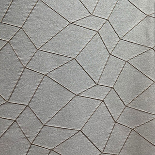 Capriccio Rideau géométrique jacquard 3D de luxe bleu œuf de canard 6