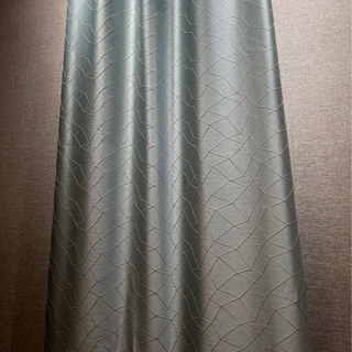 Capriccio Rideau géométrique jacquard 3D de luxe bleu œuf de canard 5