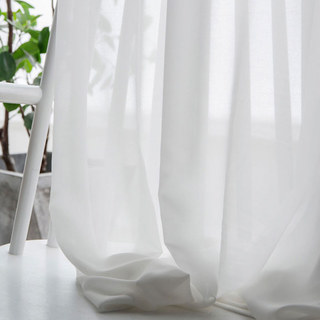 Brise Douce Rideau Voile Blanc Coco - L'Essence Du Design Naturel 6
