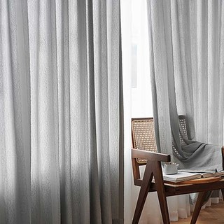 Funkier Gris Voile Froissé Avec Rayures Audacieuses 1