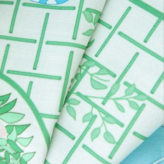 Éléphant Jardinier Vert & Bleu Rideau Adorable 5