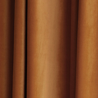 Fines rideaux en velours abricot orange 3