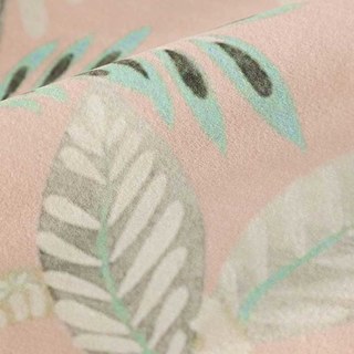 Jungle Mingle Singe et Perroquet Rose Floral Rideau de Velours 4