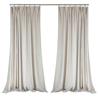 Nouveaux Classiques Rideaux Crème en Jacquard Damassé de Luxe 2