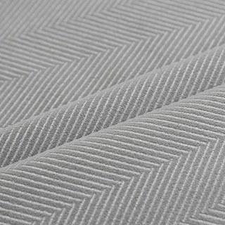 Sunnyvale Herringbone Gris cendré Rideaux occultants en velours texturé 4