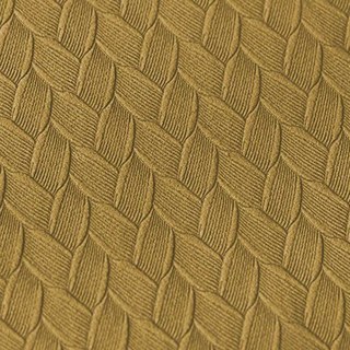 Rideaux occultants en velours bronze doré texturé façon panier scandinave