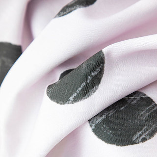 Noir & Rideau imprimé pois lilas clair 5