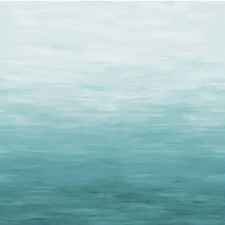 Moon River Aqua Bleu Dégradé Rideau en Velours