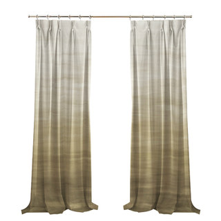 Moon River Taupe Gris Ombré Rideau en Velours 2