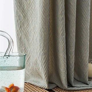 Diamond Life 3D Jacquard Or Pailleté Bleu Canard Géométrique Rideau 1