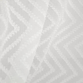 Echo Motif Vague Vertical Rideau Voile Ivoire Blanc 5