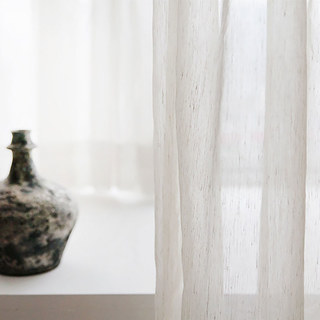 Linge naturel de coton Blend Voile Rideau 3