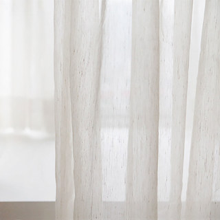 Linge naturel de coton Blend Voile Rideau 2