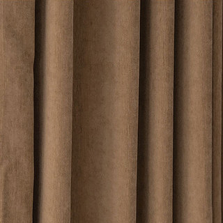 Rideau en chenille marron luxueux et mat exquis 2